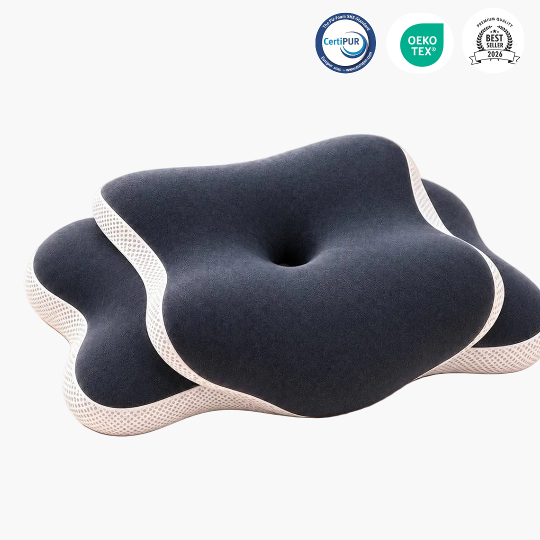 Oreiller ergonomique orthopédique à mémoire de forme